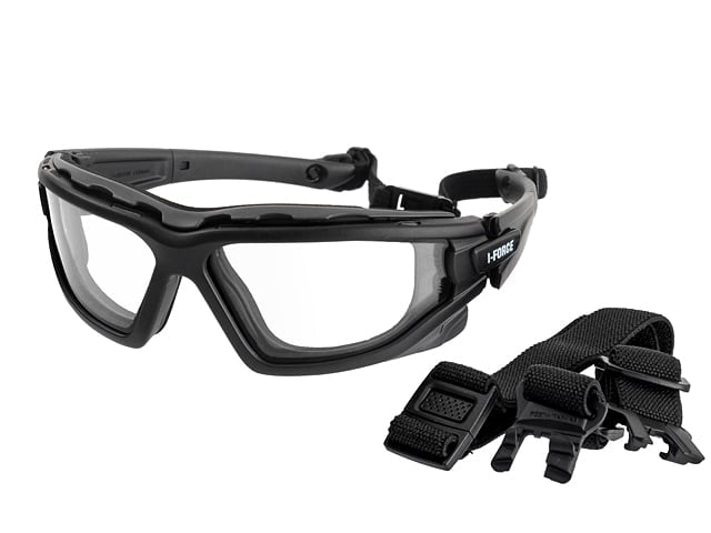 Occhiali balistici I-Force H2X anti-appannamento trasparenti di PYRAMEX