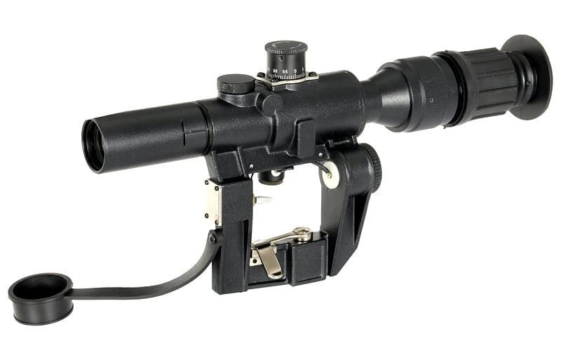 Ottica tipo PSO-1 4x24 per SVD/SVU di S&T