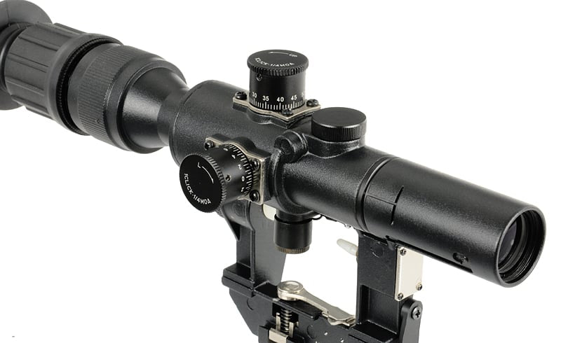 Ottica tipo PSO-1 4x24 per SVD/SVU di S&T